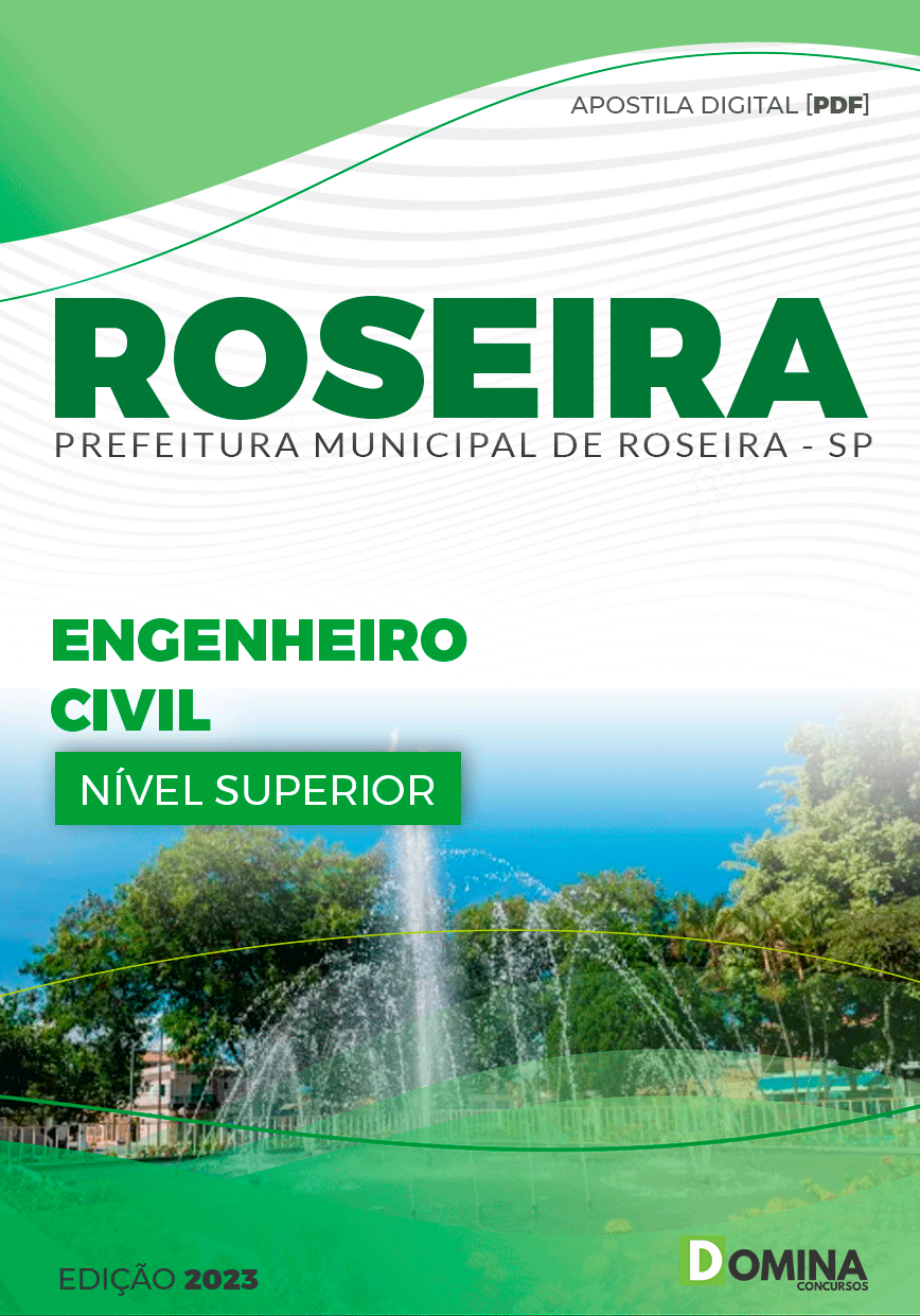 Apostila Pref Roseira SP 2023 Engenheiro Civil