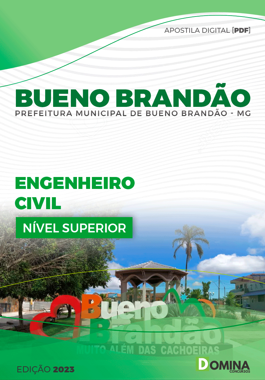 Apostila Pref Bueno Brandão MG 2023 Engenheiro Civil