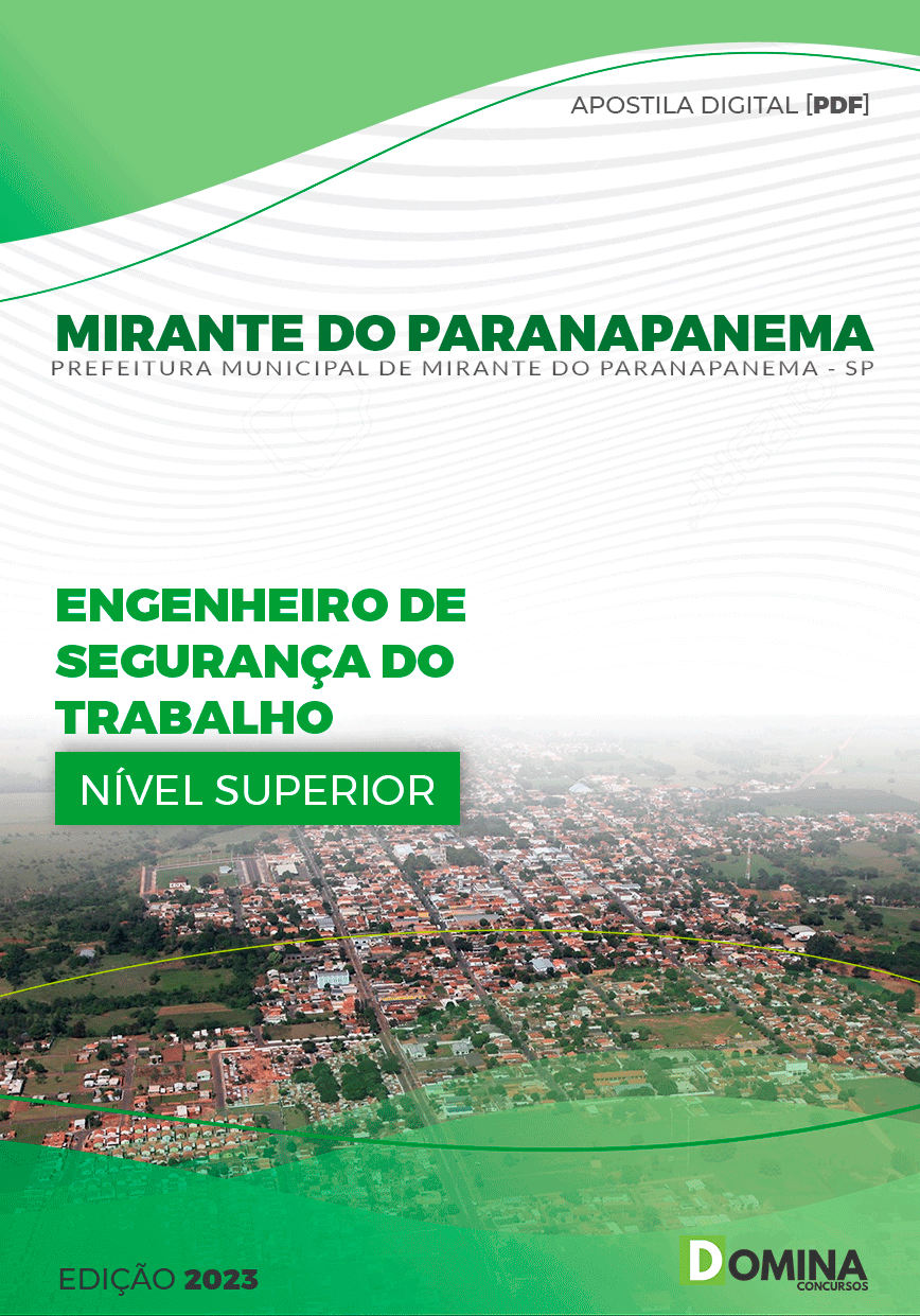 Pref Mirante Paranapanema SP 2023 Engenheiro Seg Trabalho