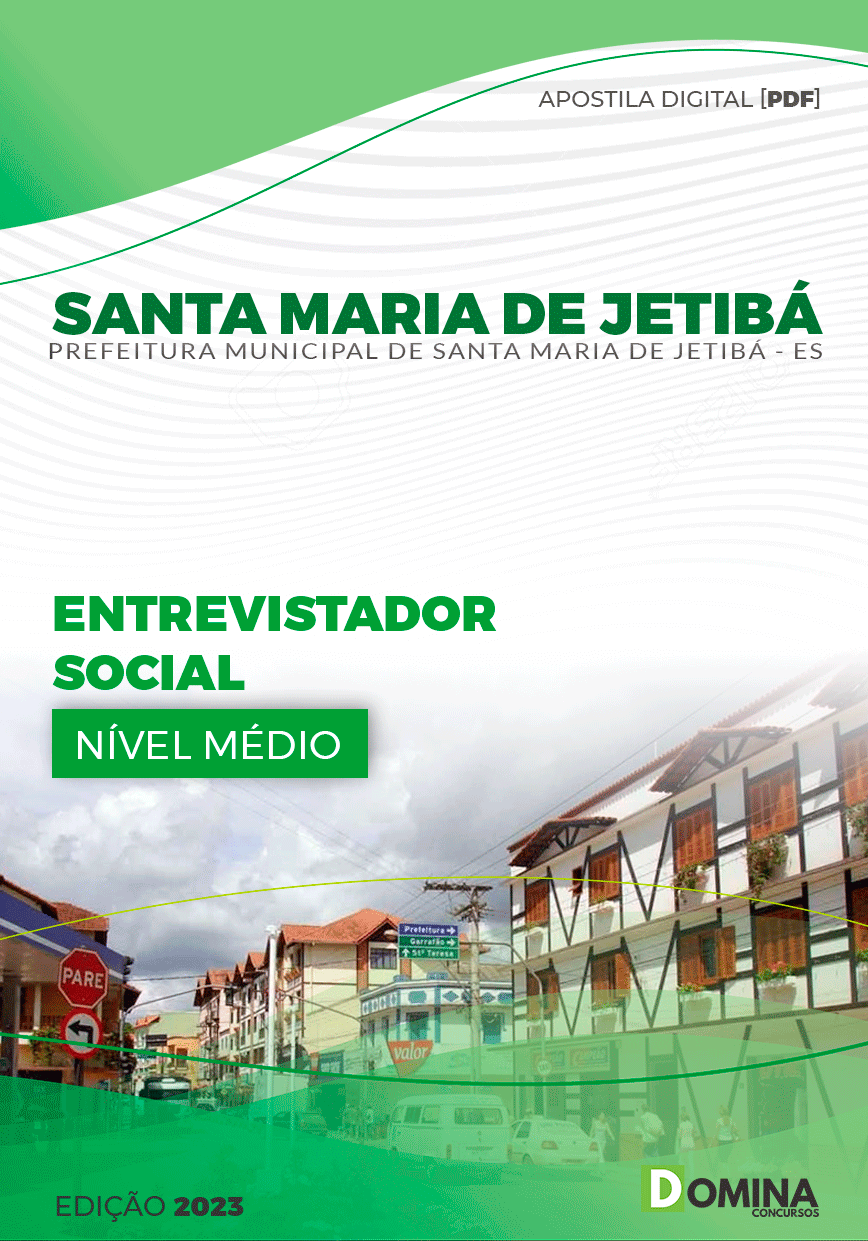 Apostila Pref Santa Maria de Jetibá ES 2024 Entrevistador Social