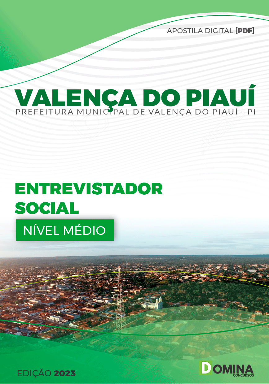 Apostila Concurso Pref Valença PI 2023 Entrevistador Social