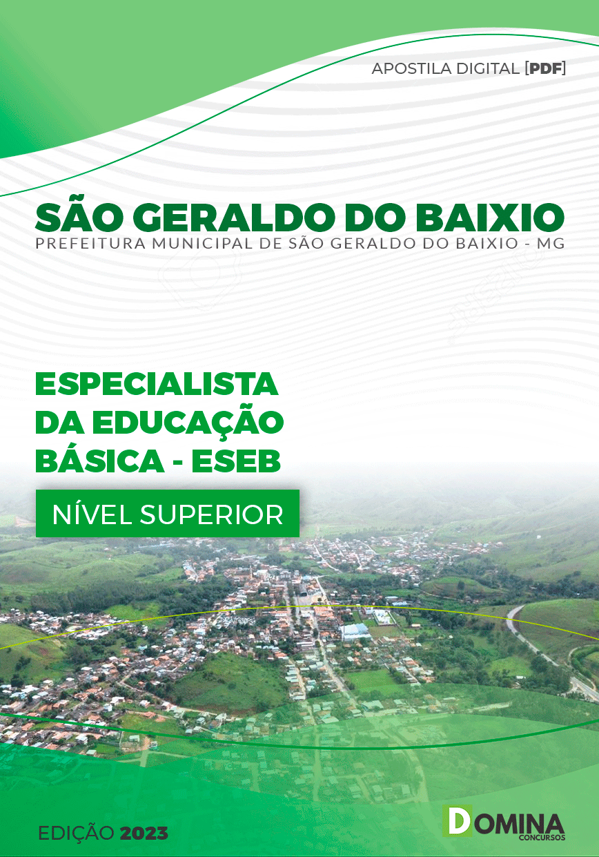 Apostila Pref São Geraldo do Baixio MG 2023 Prof Educação Básica ESEB