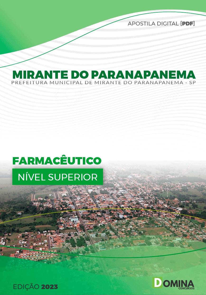Pref Mirante Paranapanema SP 2023 Farmacêutico