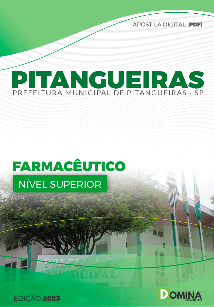 Apostila Concurso Pref Pitangueiras SP 2024 Farmacêutico