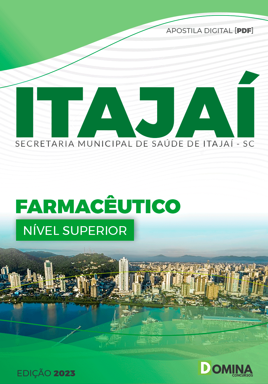 Apostila Pref Itajaí SC 2023 Farmacêutico