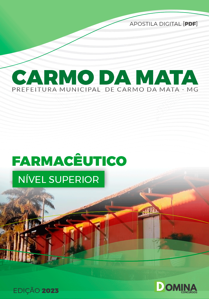 Apostila Pref Carmo da Mata MG 2023 Farmacêutico