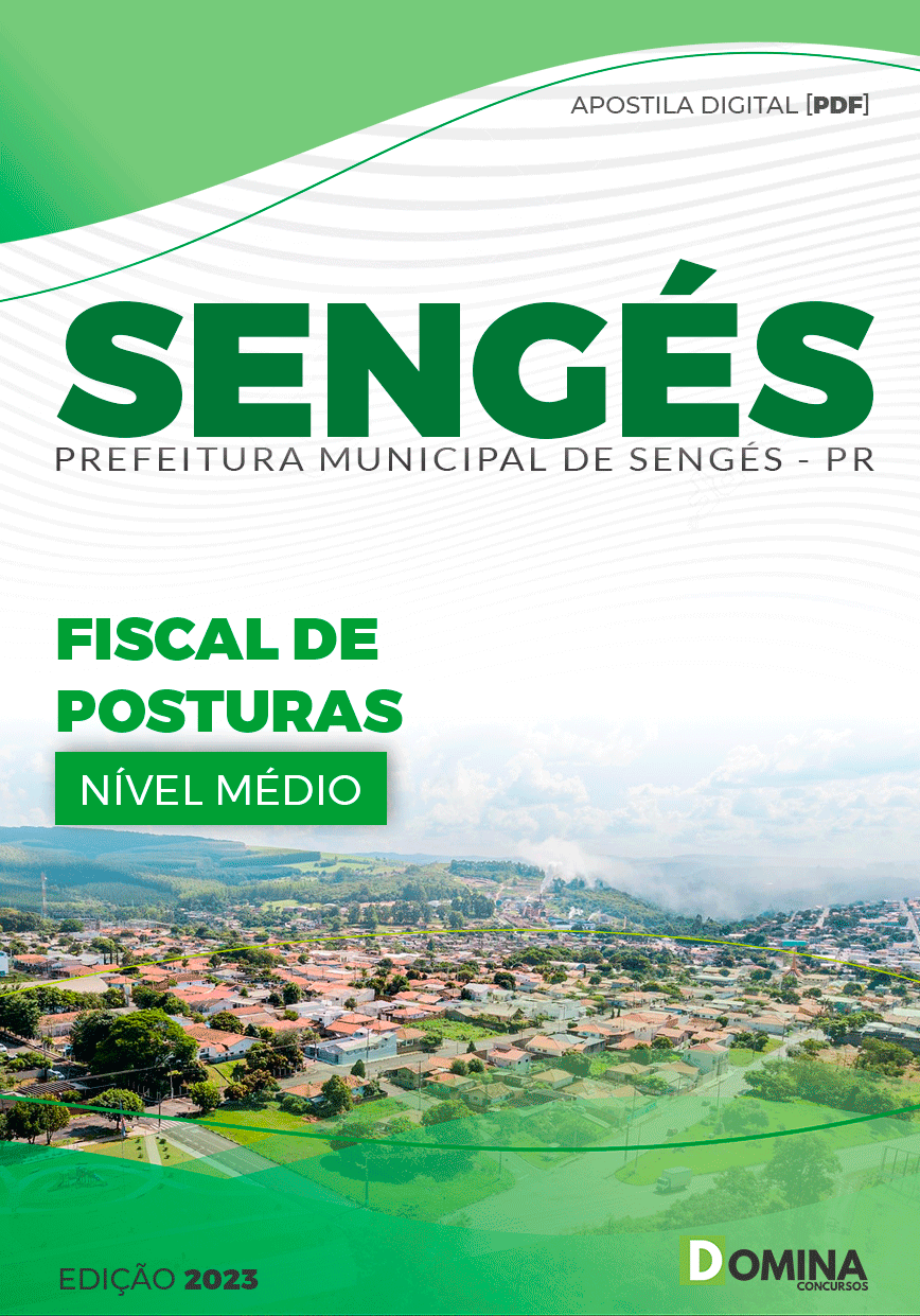 Apostila Concurso Pref Sengés PR 2023 Fiscal Postura