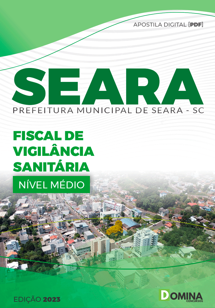 Apostila Concurso Pref Seara SC 2023 Fiscal Vigilância Sanitária