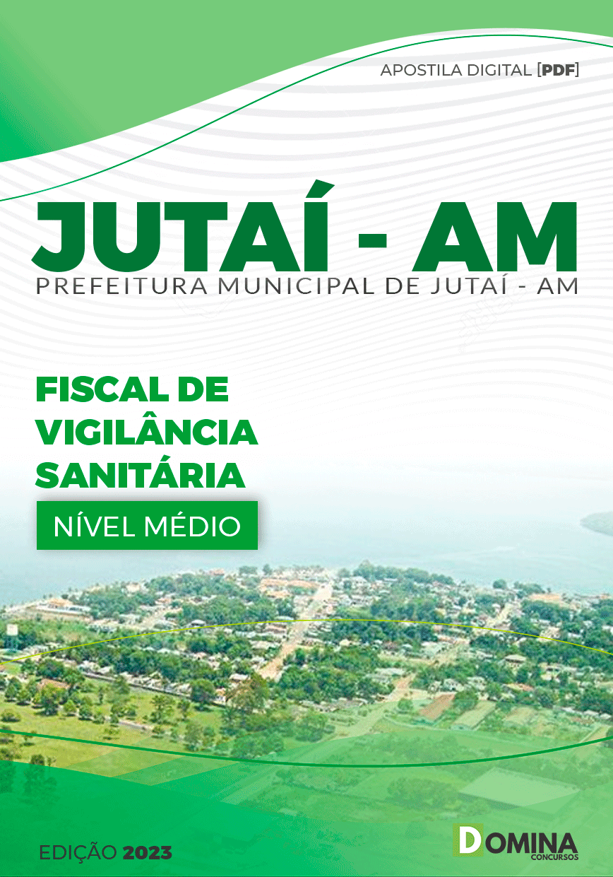 Apostila Concurso Pref Jutaí AM 2024 Fiscal Vigilância Sanitária