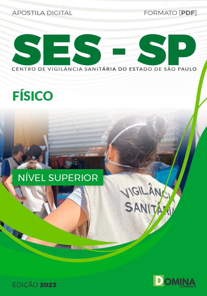 Apostila SES SP 2023 Vigilância Sanitária 2023 Físico