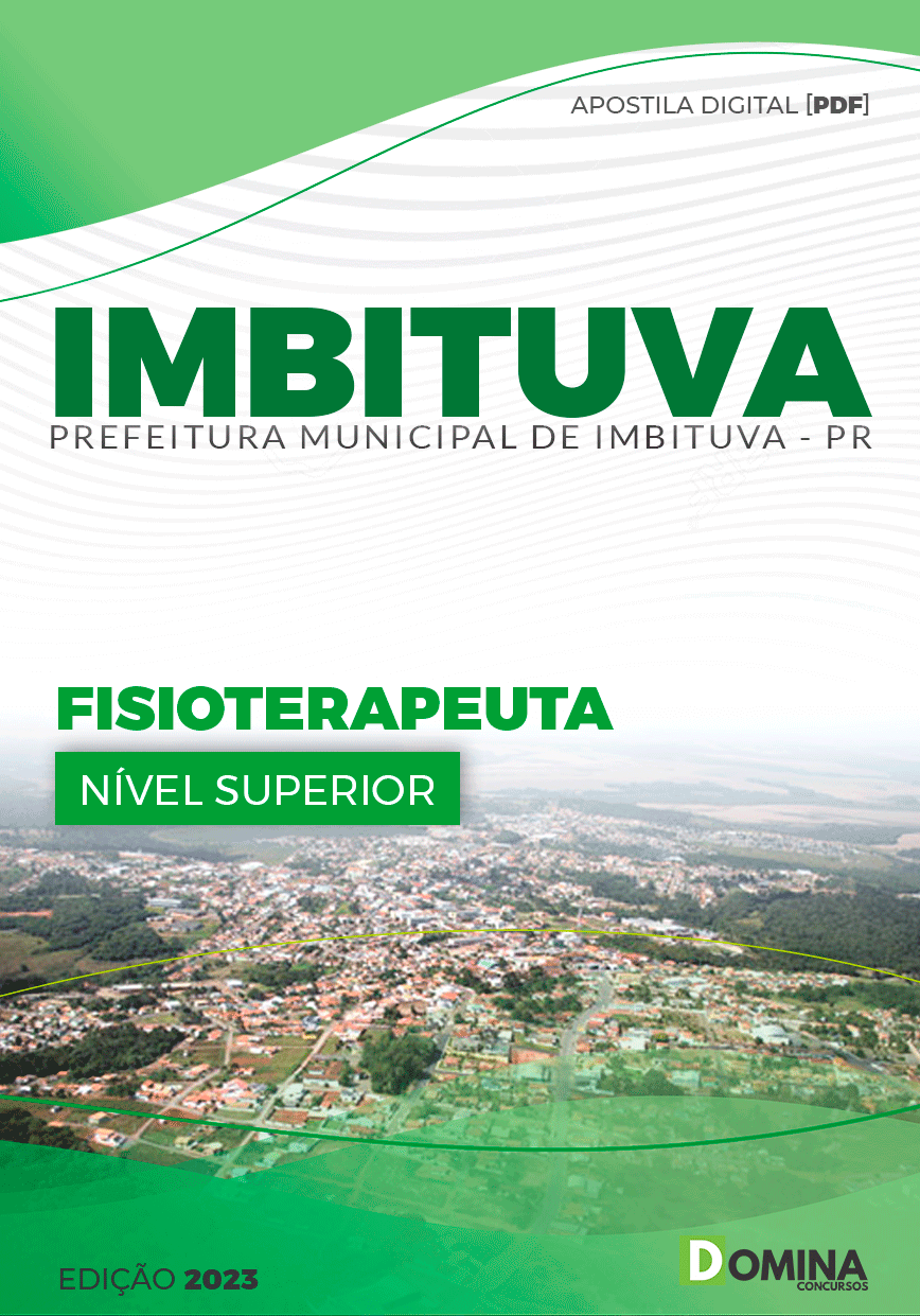 Apostila Prefeitura Imbituva PR 2023 Fisioterapeuta