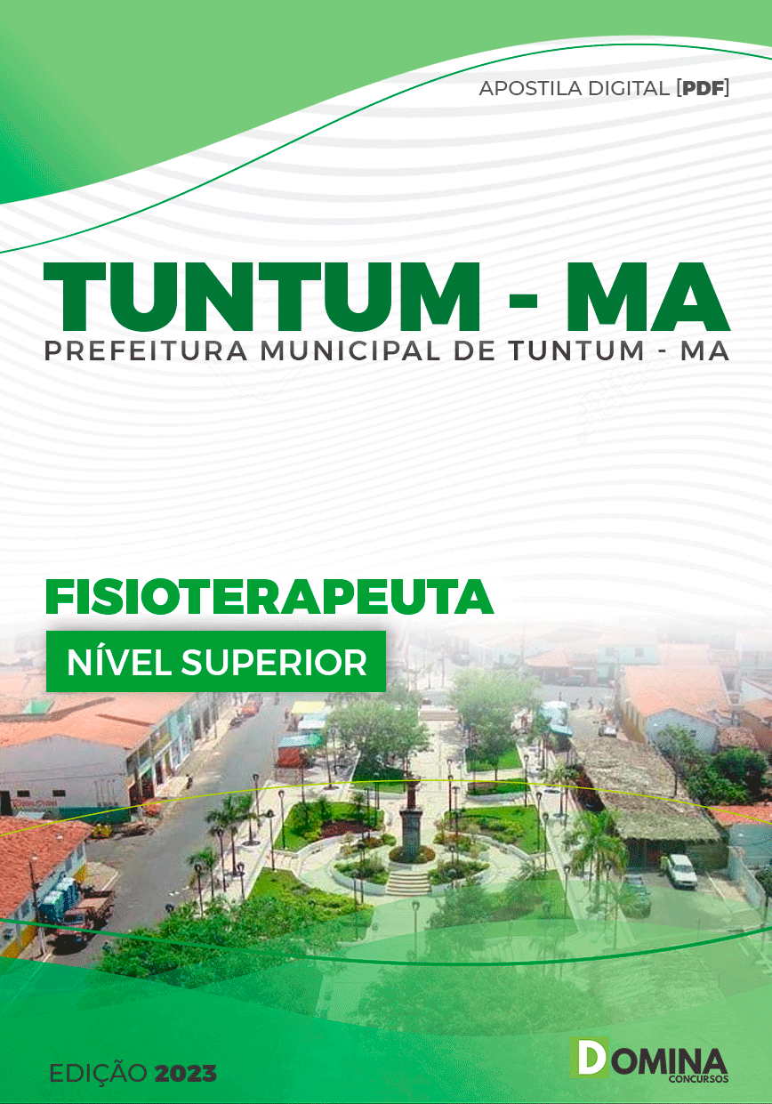 Apostila Concurso Pref Tuntum MA 2024 Fisioterapeuta