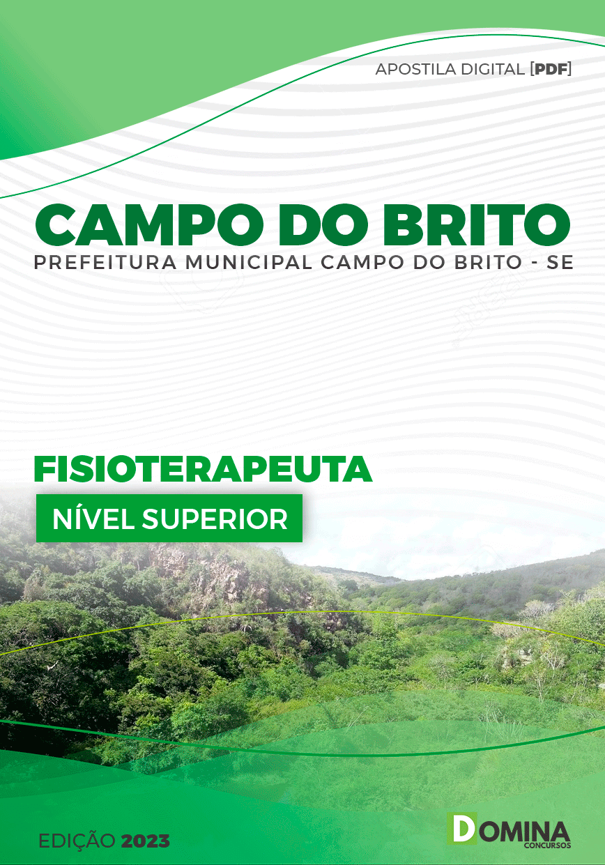 Apostila Pref Campo do Brito SE 2023 Fisioterapeuta