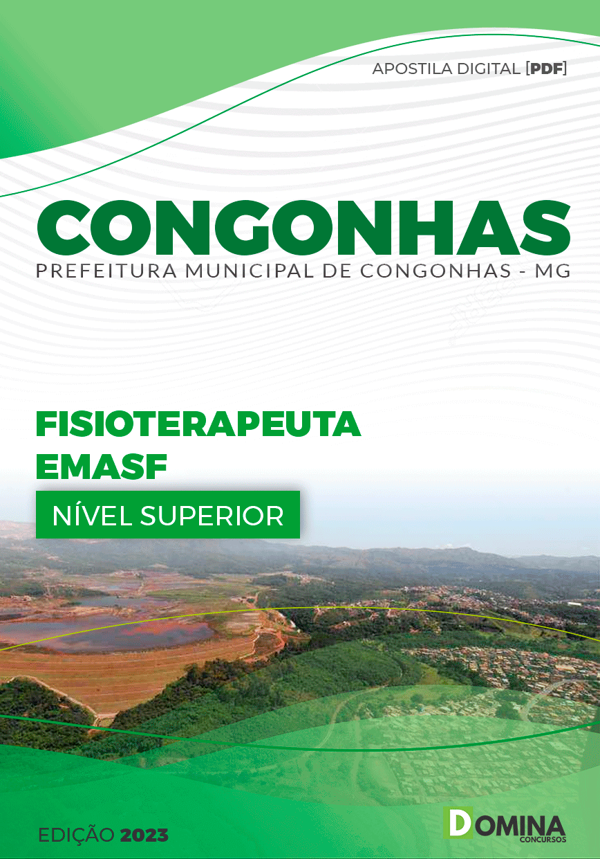 Apostila Pref Congonhas MG 2023 Fisioterapeuta EMASF