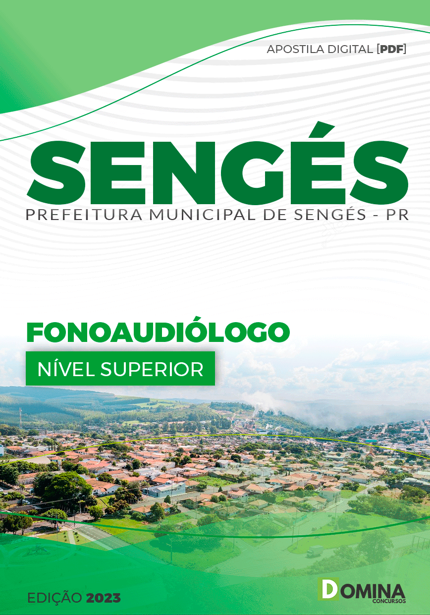 Apostila Concurso Pref Sengés PR 2023 Fonoaudiólogo