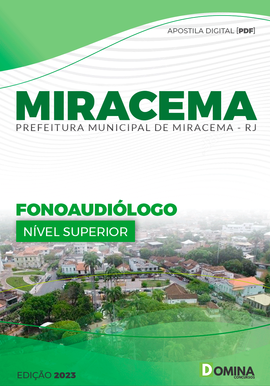 Apostila Pref Miracema RJ 2023 Fonoaudiólogo