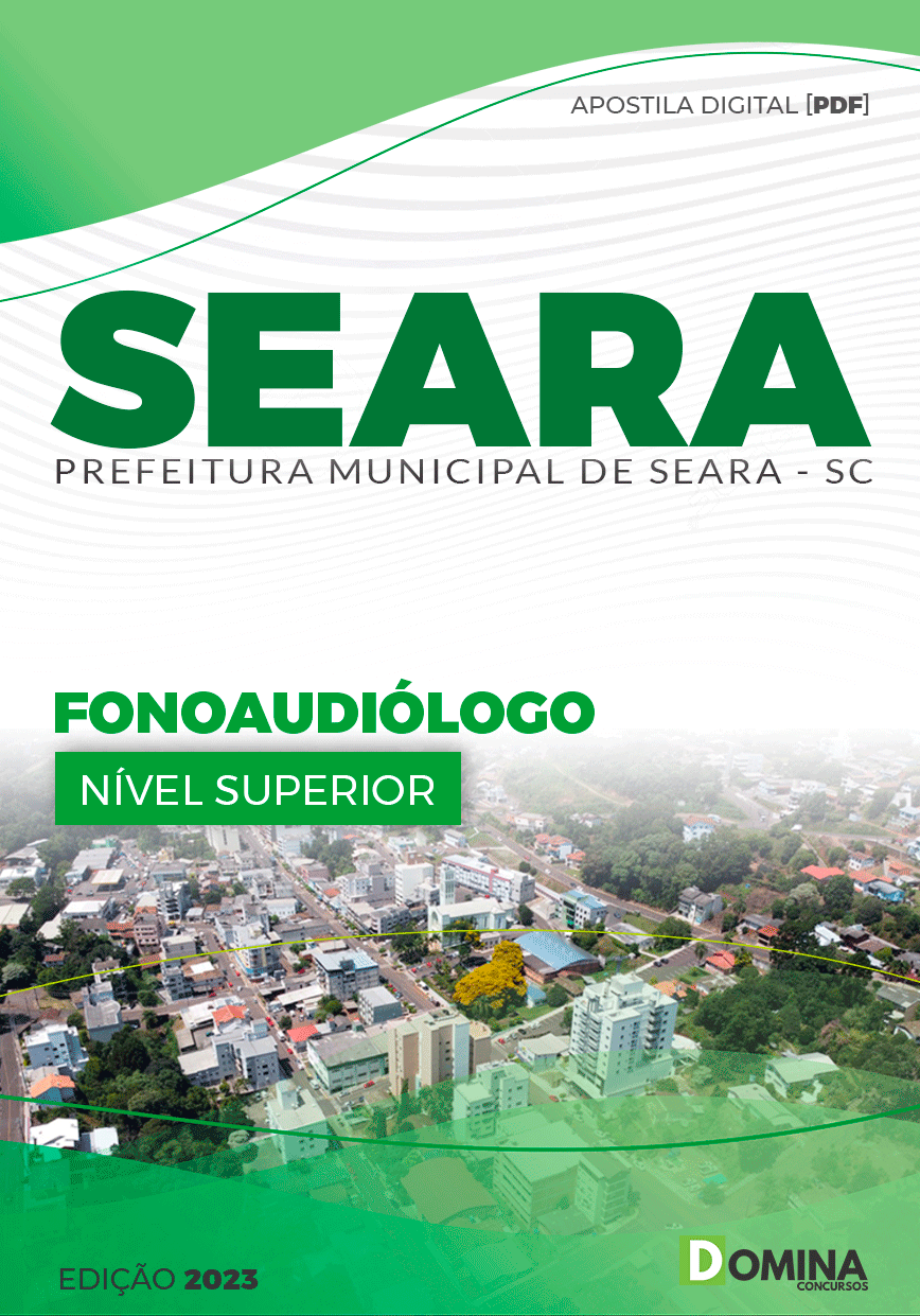 Apostila Concurso Pref Seara SC 2023 Fonoaudiólogo