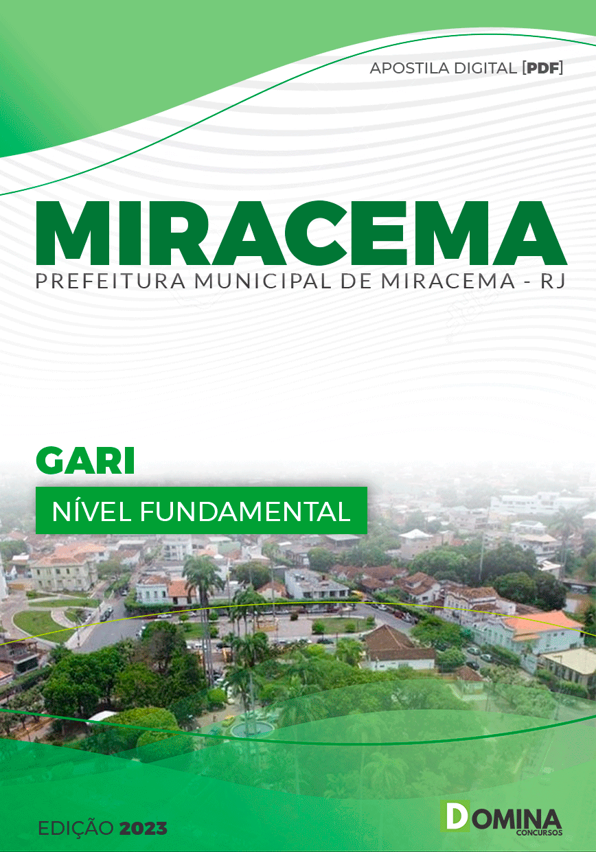 Apostila Pref Miracema RJ 2023 Gari