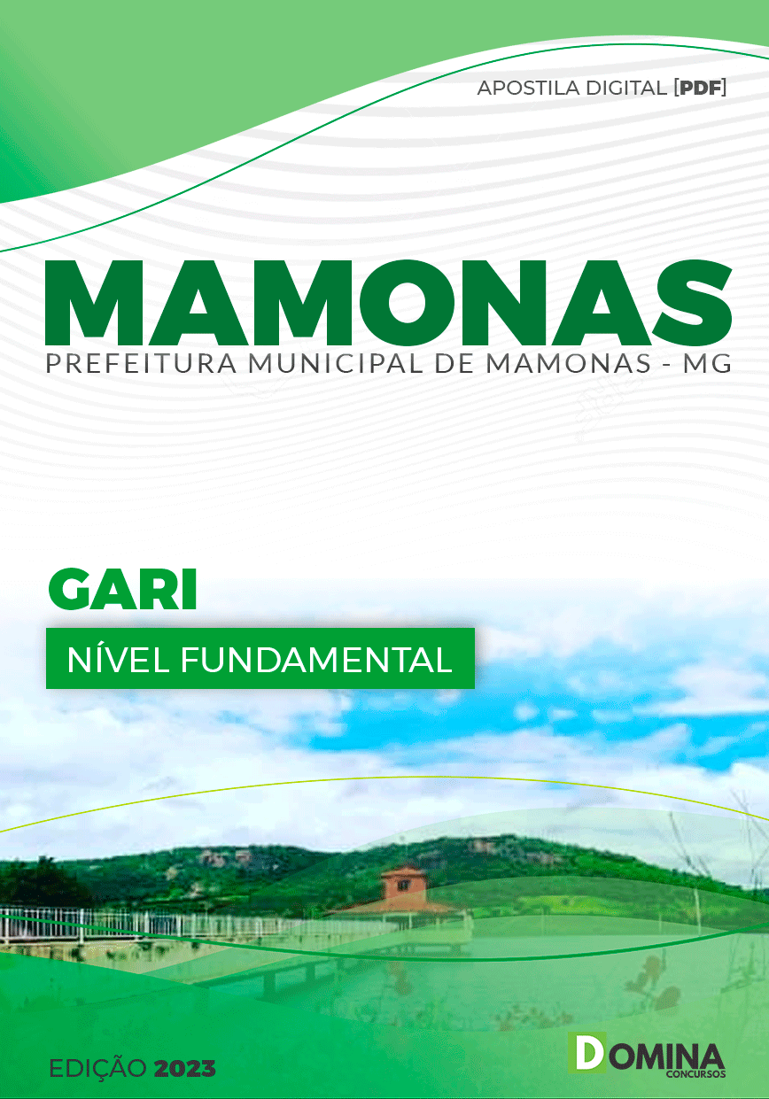 Apostila Pref Mamonas MG 2023 Gari