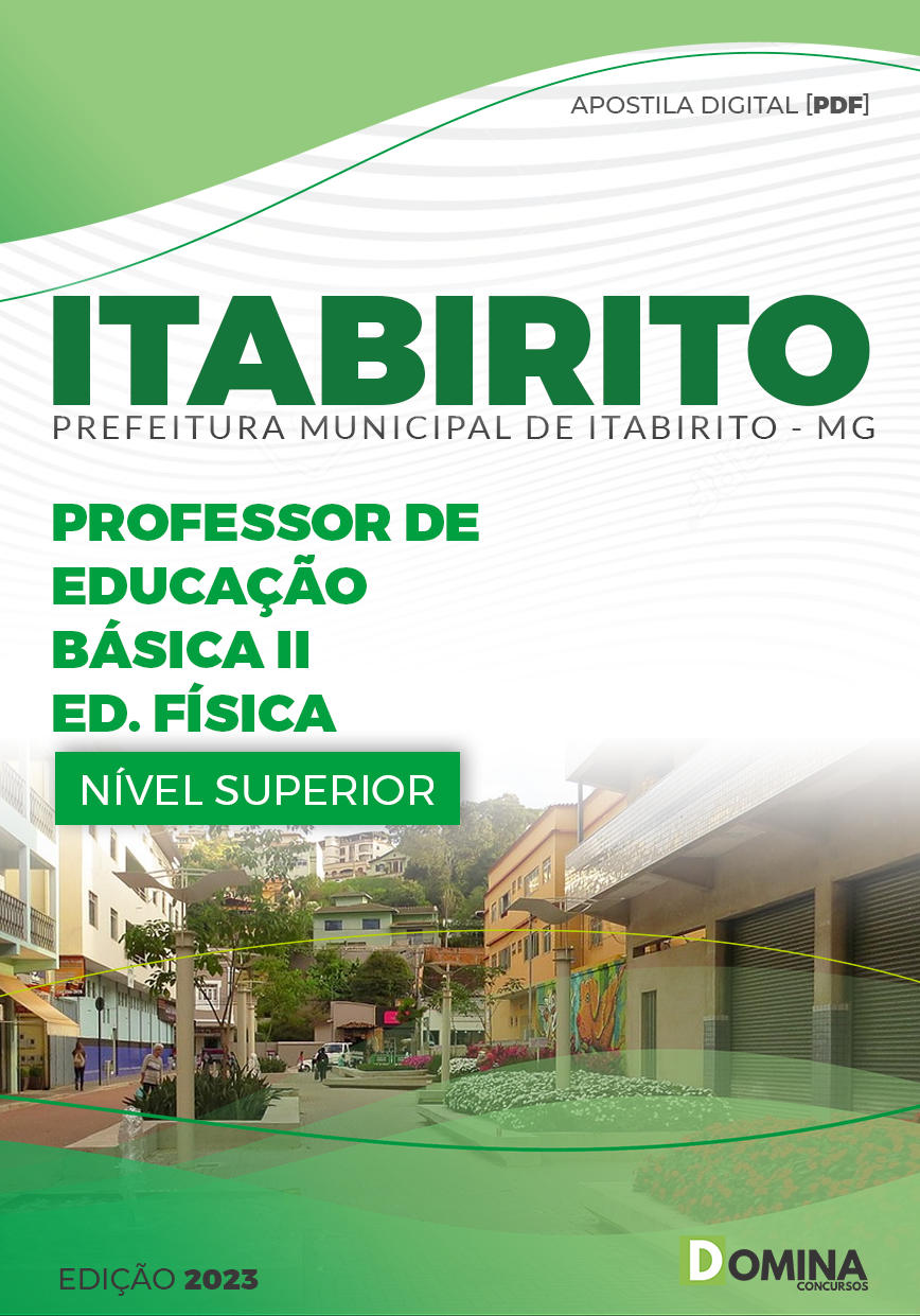 Apostila Prefeitura Itabirito MG 2023 Professor EB II Ed Física