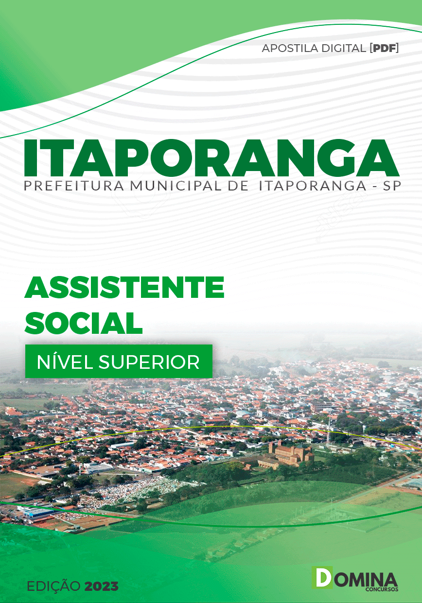 Apostila Pref Itaporanga SP 2024 Assistente Social