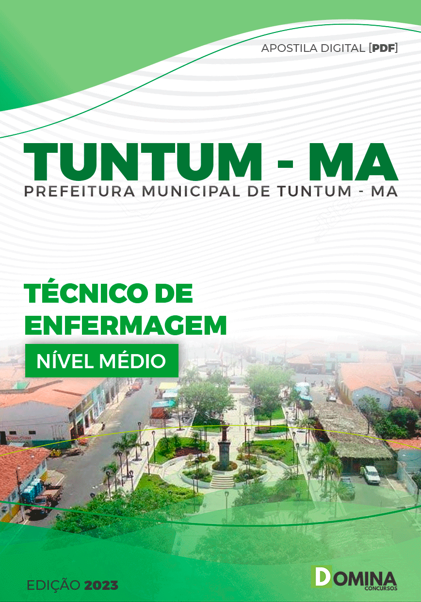 Apostila Concurso Pref Tuntum MA 2024 Técnico Enfermagem
