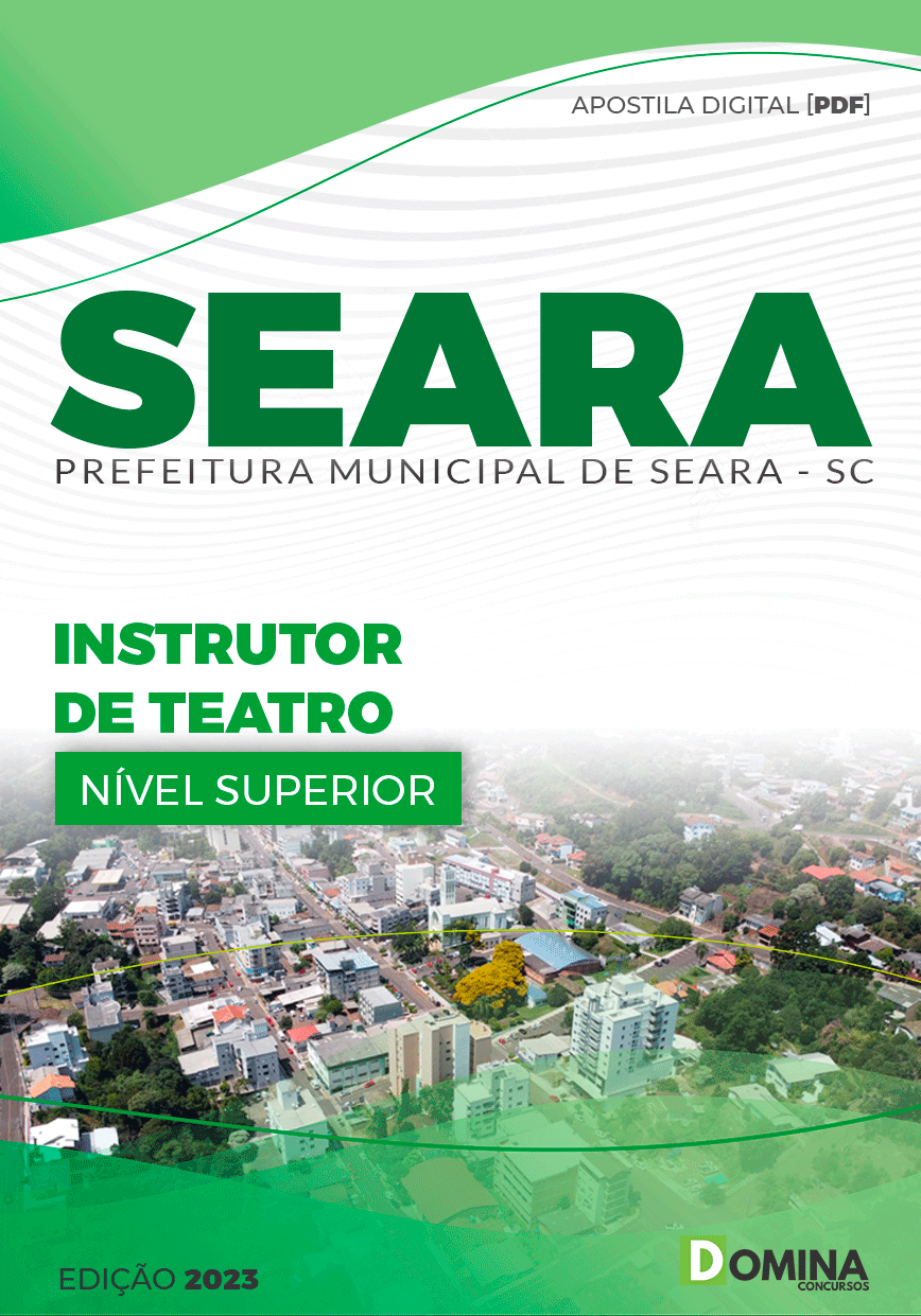 Apostila Concurso Pref Seara SC 2023 Instrutor Teatro