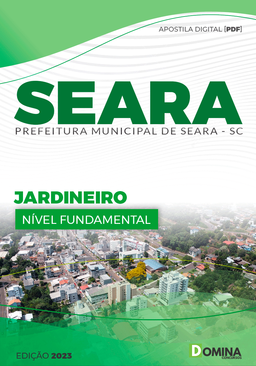 Apostila Concurso Pref Seara SC 2023 Jardineiro
