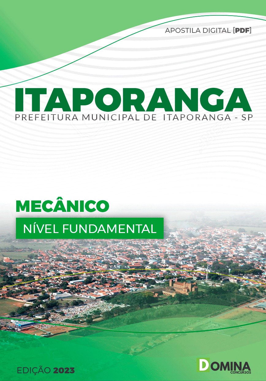 Apostila Concurso Pref Itaporanga SP 2024 Mecânico