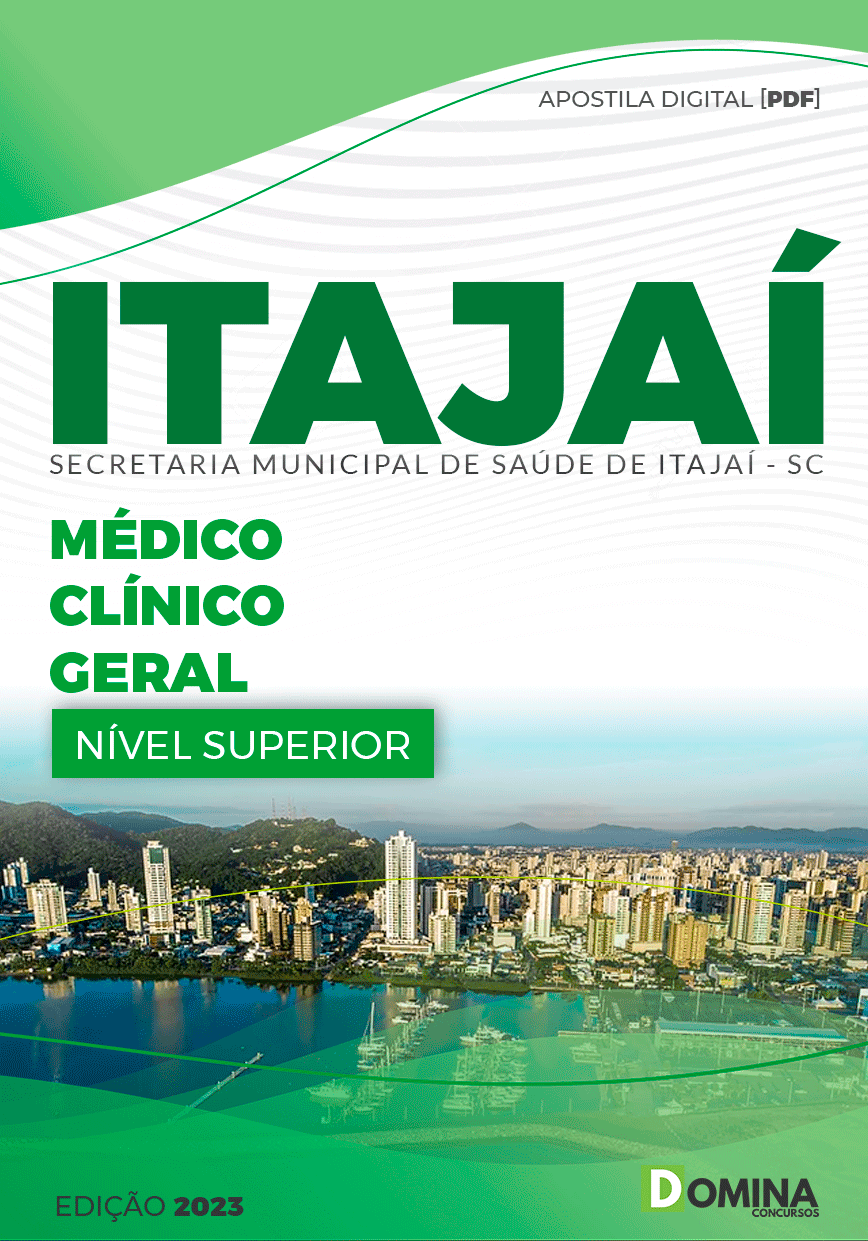 Apostila Pref Itajaí SC 2023 Médico Clínico Geral