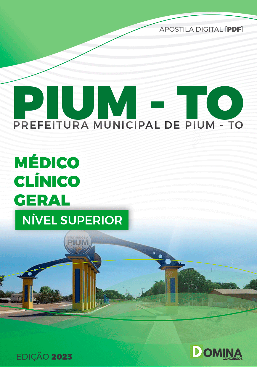 Apostila Concurso Pref Pium TO 2023 Médico Clínico Geral