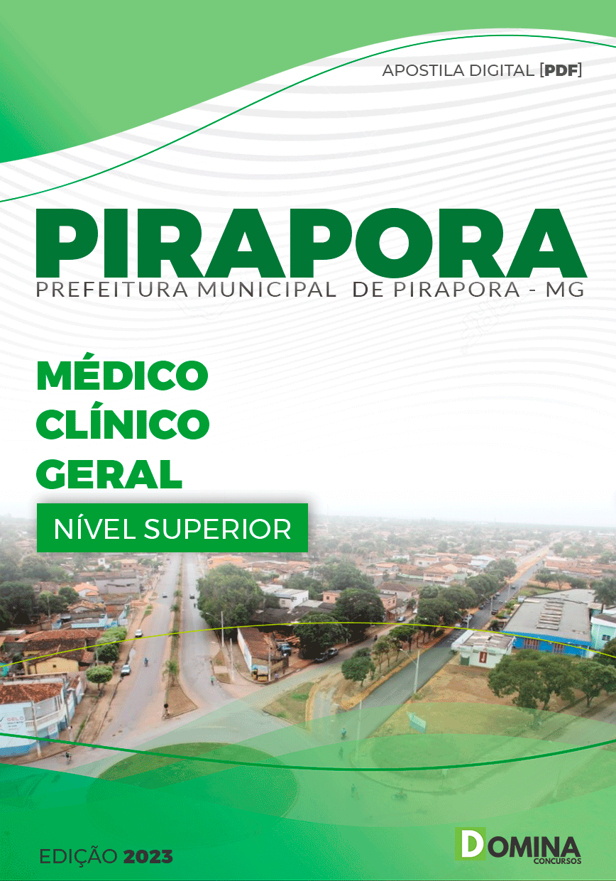 Apostila Pref Pirapora MG 2023 Médico Clínico Geral