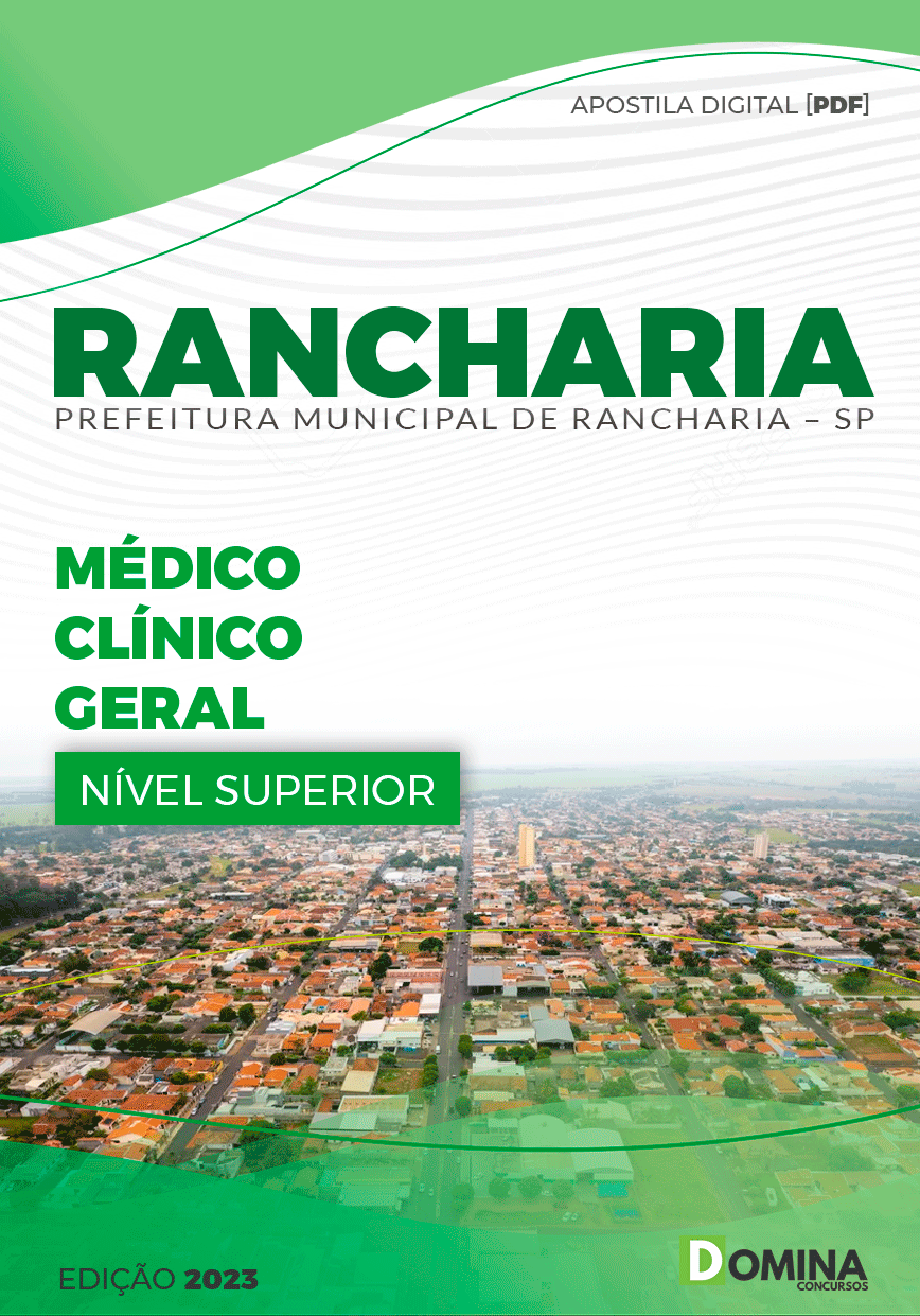 Apostila Pref Rancharia SP 2023 Médico Clínico Geral