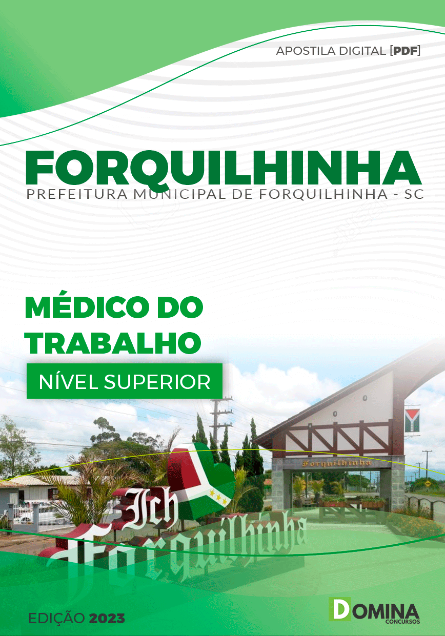 Apostila Pref Forquilhinha SC 2023 Médico do Trabalho