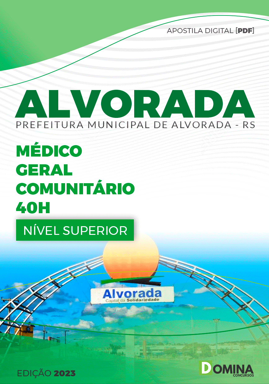 Apostila Pref Alvorada RS 2023 Médico Geral Comunitário 40Hr