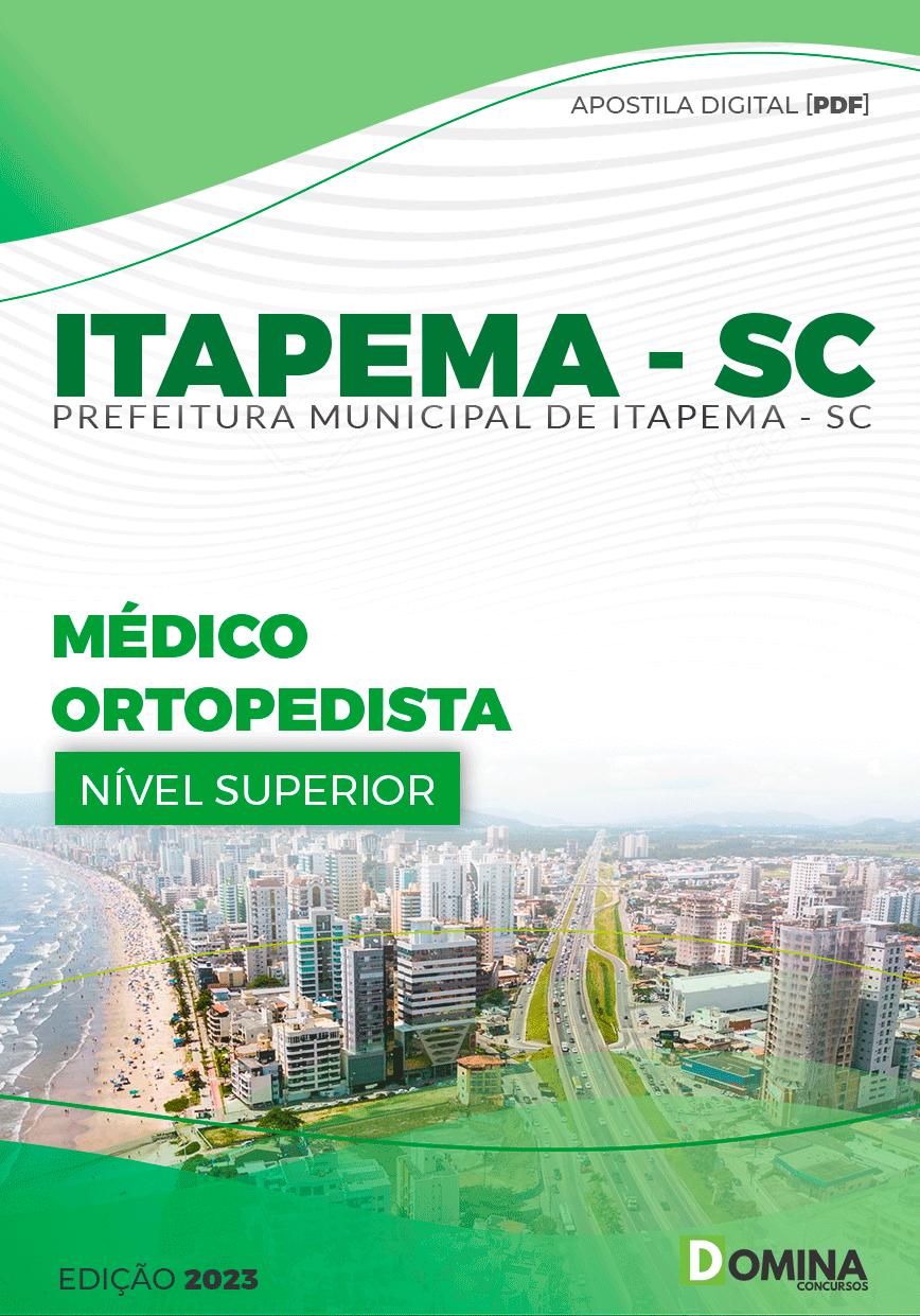 Apostila Pref Itapema SC 2023 Médico Ortopedista