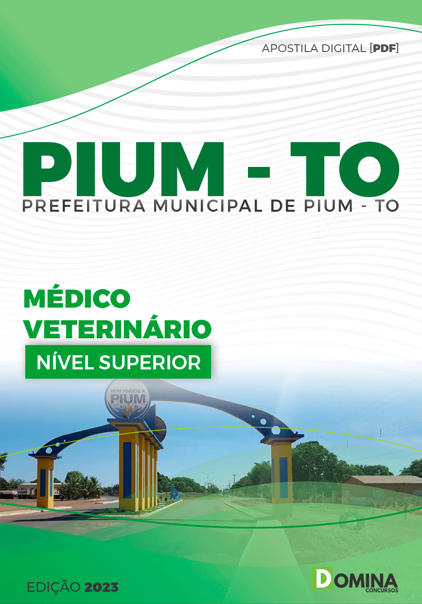 Apostila Concurso Pref Pium TO 2023 Médico Veterinário