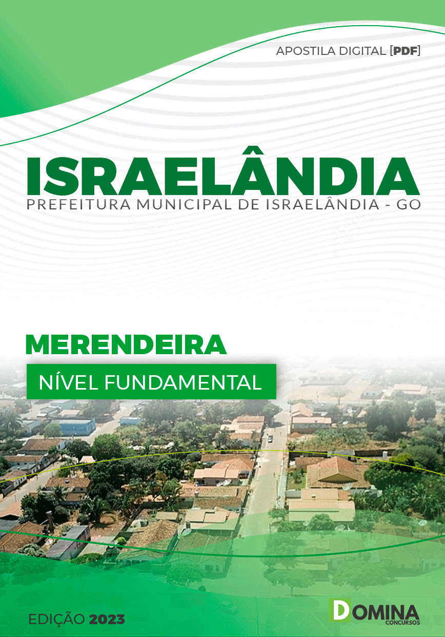 Apostila Concurso Pref Israelândia GO 2024 Merendeira