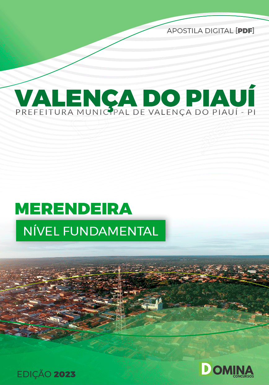 Apostila Concurso Pref Valença PI 2023 Merendeira