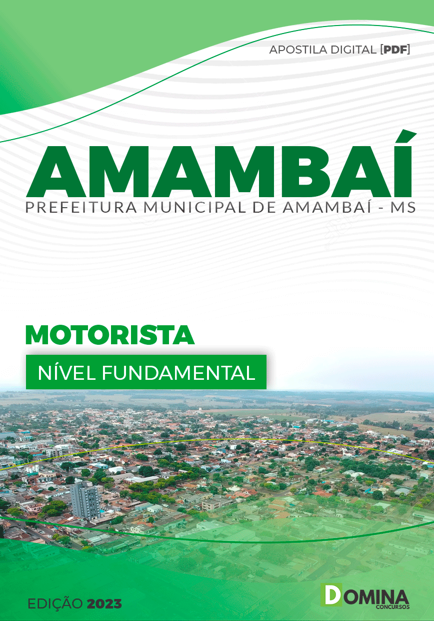 Apostila Concurso Pref Amambai MS 2023 Motorista
