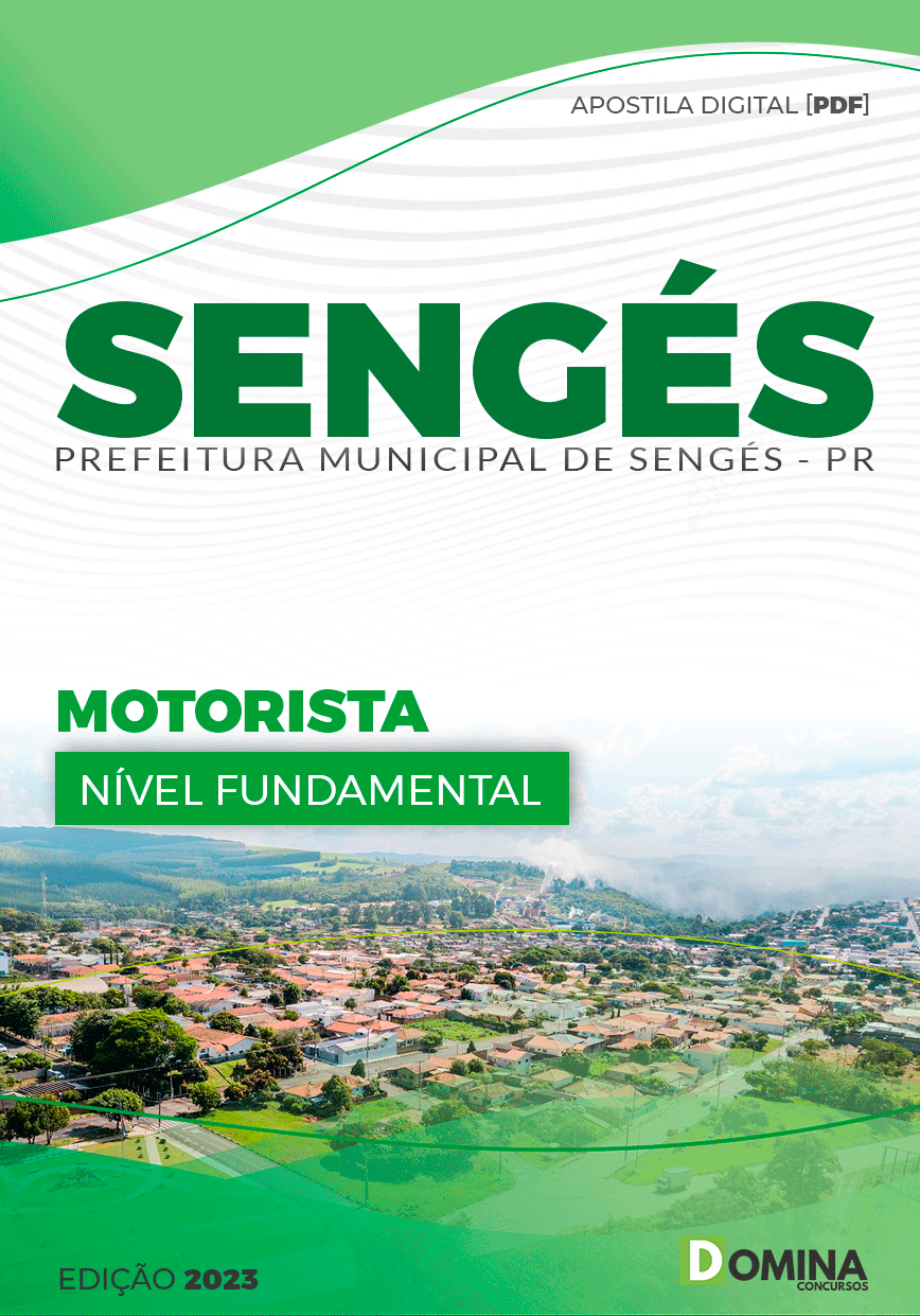 Apostila Concurso Pref Sengés PR 2023 Motorista