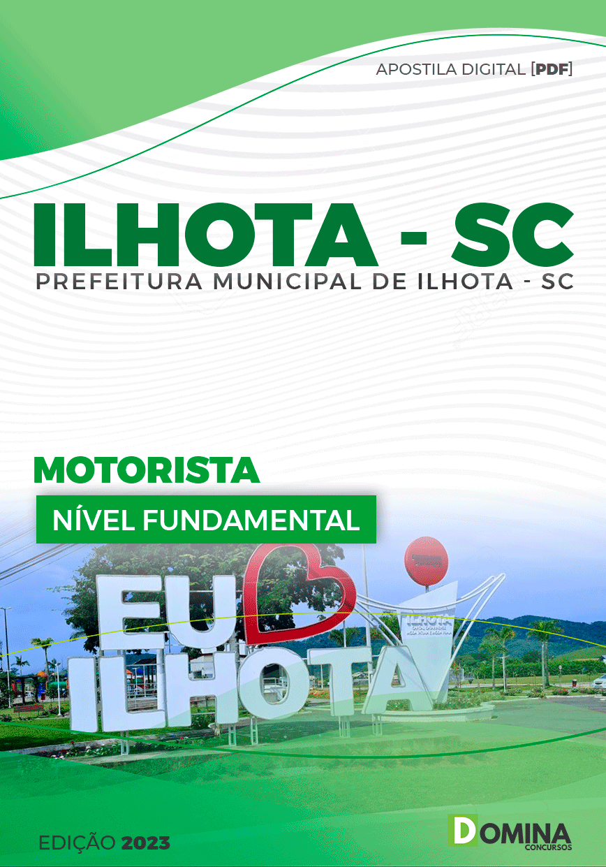 Apostila Pref Ilhota SC 2023 Motorista