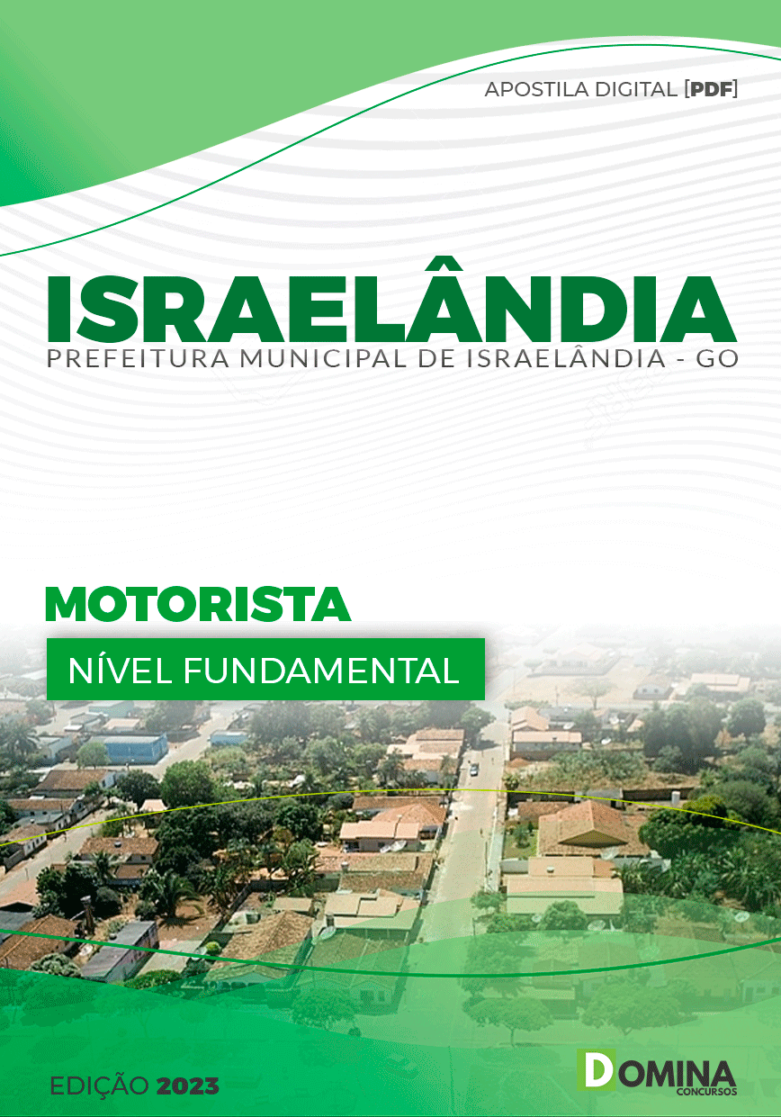Apostila Concurso Pref Israelândia GO 2024 Motorista
