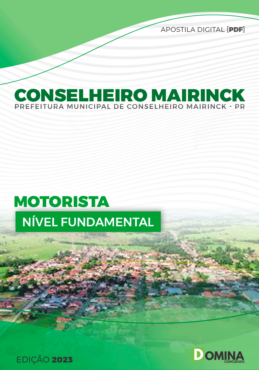 Pref Conselheiro Mairinck PR 2023 Motorista