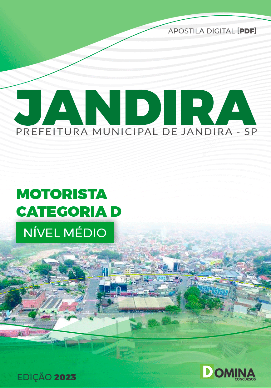 Apostila Concurso Pref Jandira SP 2023 Motorista Categoria D