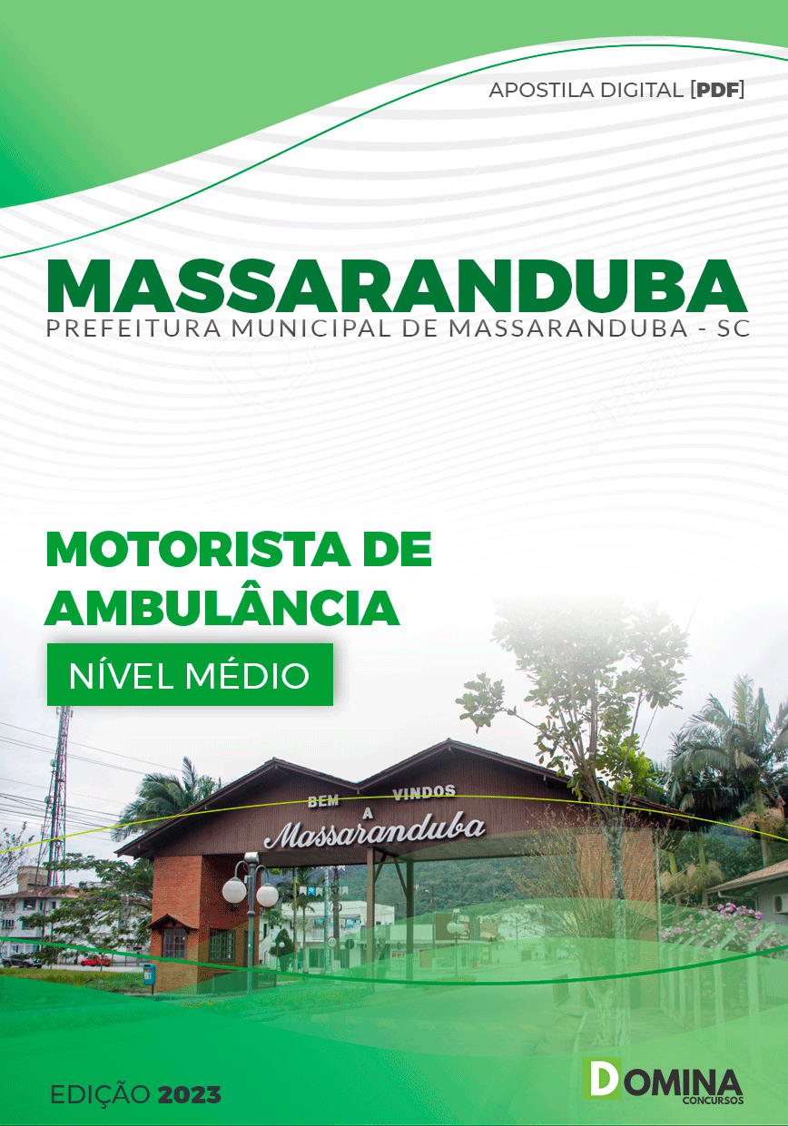 Apostila Pref Massaranduba SC 2023 Motorista Ambulância