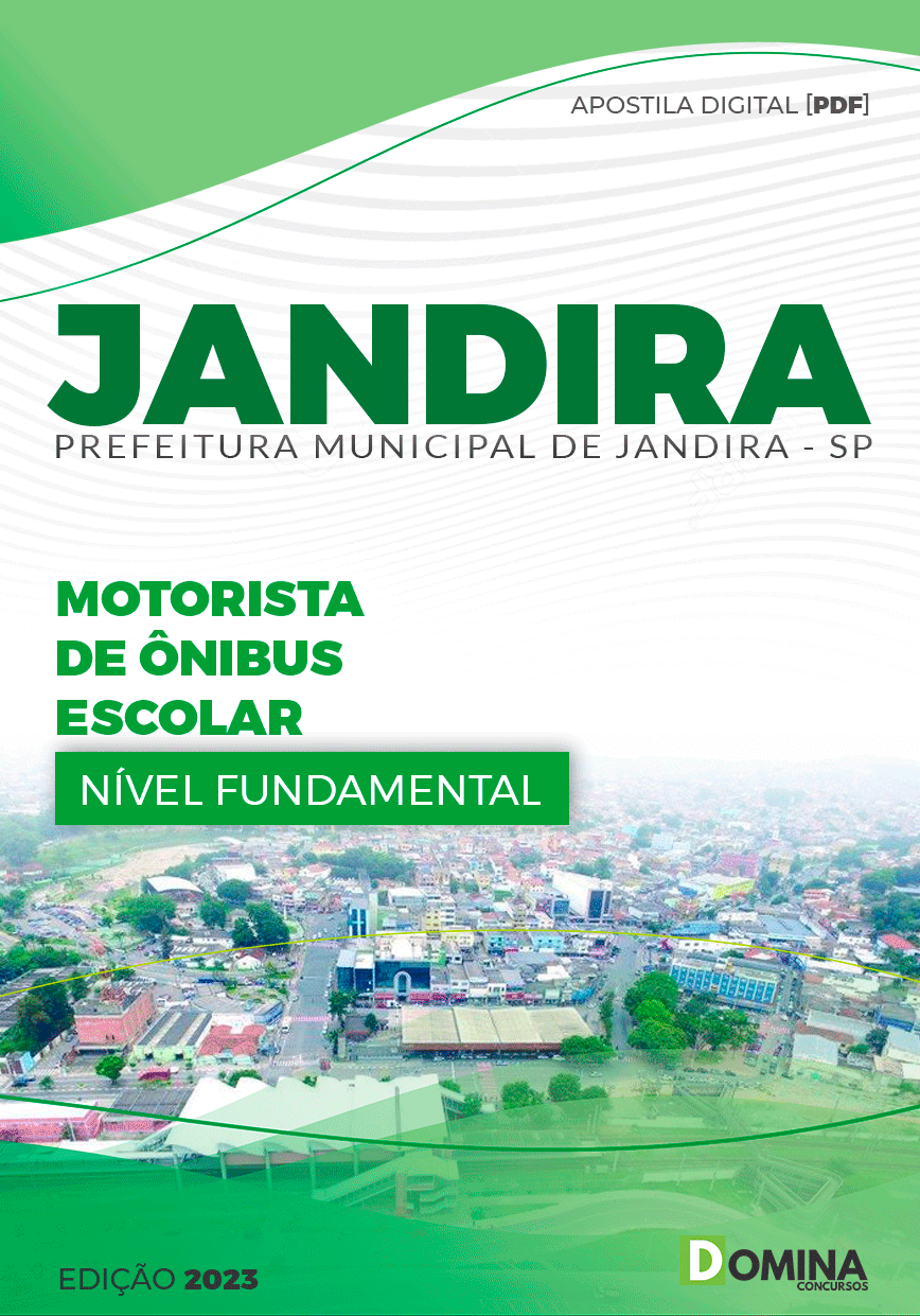 Apostila Concurso Pref Jandira SP 2023 Motorista Ônibus Escolar