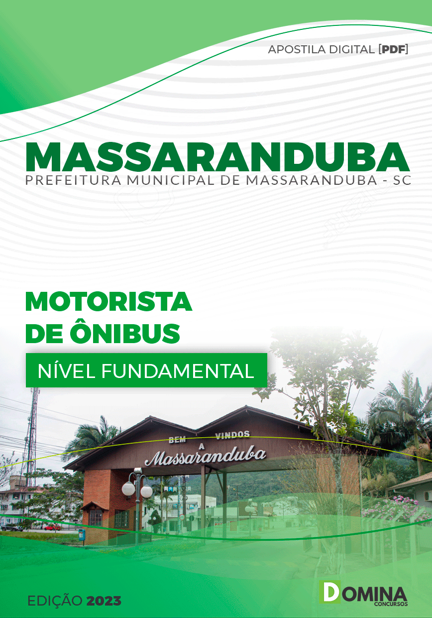 Apostila Pref Massaranduba SC 2023 Motorista de Ônibus