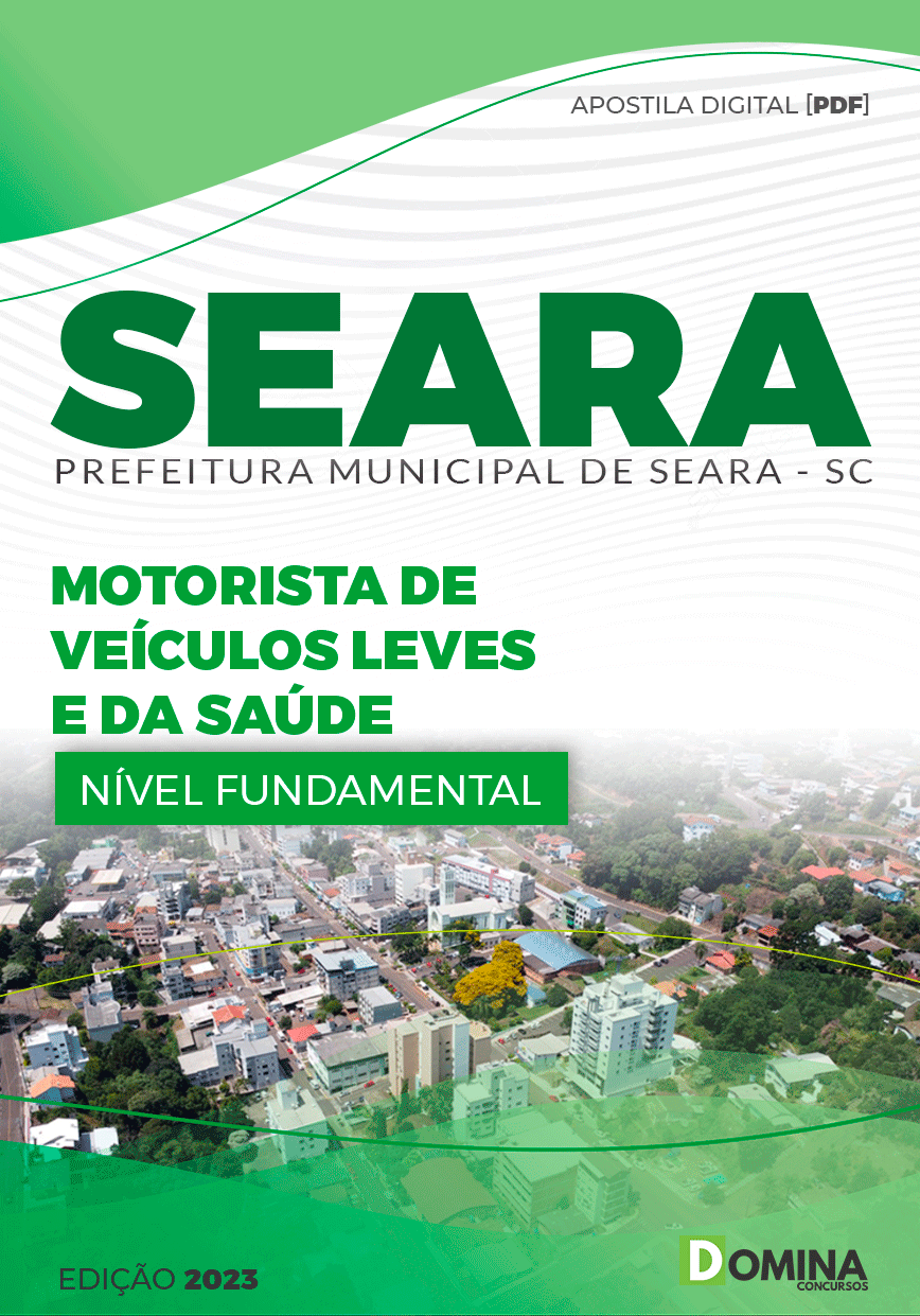 Apostila Concurso Pref Seara SC 2023 Motorista Veículo Leve