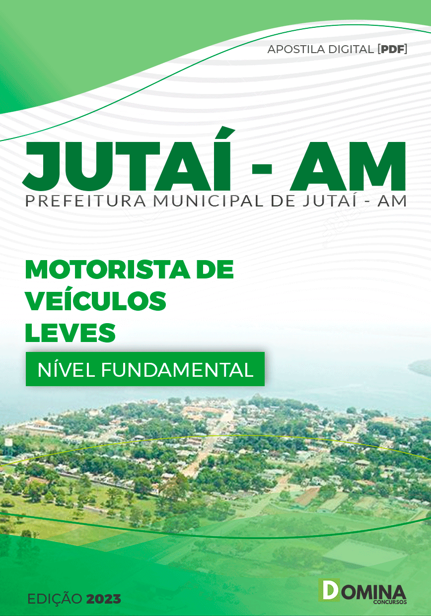 Apostila Concurso Pref Jutaí AM 2024 Motorista Veículo Leves